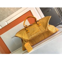 Shop Grade Goyard Original Boeing 55CM Duffle Travel Bag 8000 Yellow