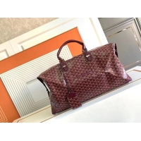 Best Product Goyard Original Boeing 55CM Duffle Travel Bag 8000 Burgundy