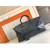 Top Quality Goyard Original Boeing 55CM Duffle Travel Bag 8000 Dark Grey