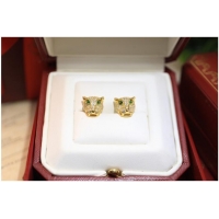 Famous Brand Cartier Earrings CE9077 Gold