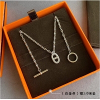 Good Product Hermes Necklace CE7880 Silver