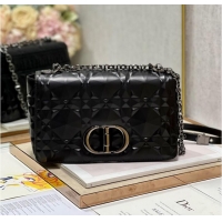 Promotional MEDIUM DIOR CARO BAG Cannage Calfskin with Diamond Motif M9242UW black&black