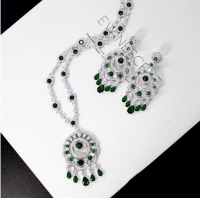 Good Product BVLGARI Necklace & Earrings One Set BNE11240