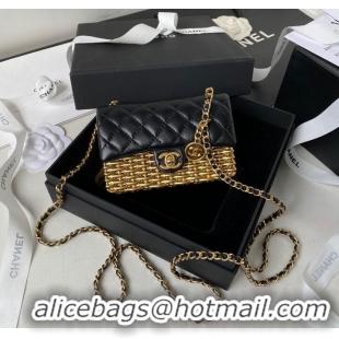 Good Product Chanel 23C Original Leather AS3717 Black & Gold-Tone