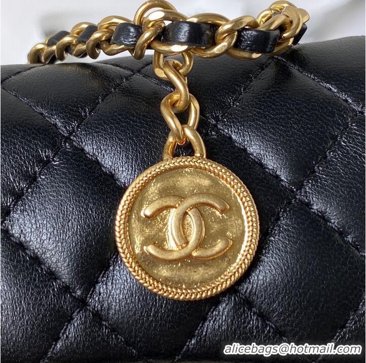 Good Product Chanel 23C Original Leather AS3717 Black & Gold-Tone