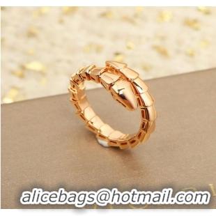 Super Quality BVLGARI Ring BR2334 Rose Gold