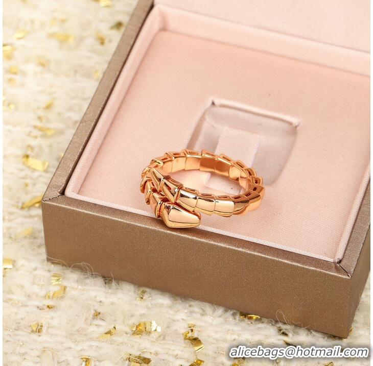 Super Quality BVLGARI Ring BR2334 Rose Gold