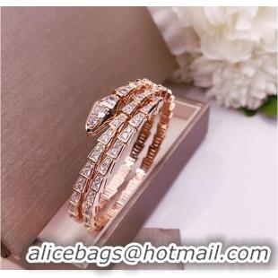 Well Crafted BVLGARI Bracelet BV23278 Rose Gold