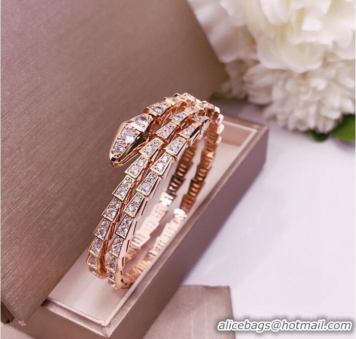 Well Crafted BVLGARI Bracelet BV23278 Rose Gold