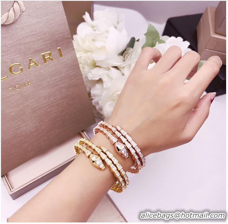 Well Crafted BVLGARI Bracelet BV23278 Rose Gold