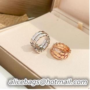 Shop Top Quality BVLGARI Ring BR2336 Rose Gold