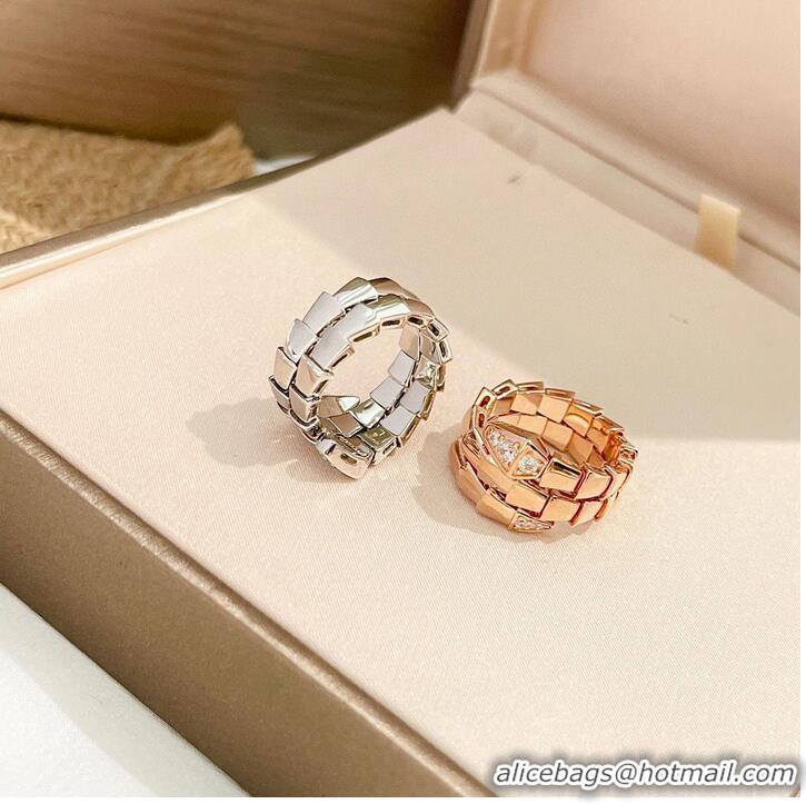 Shop Top Quality BVLGARI Ring BR2336 Rose Gold