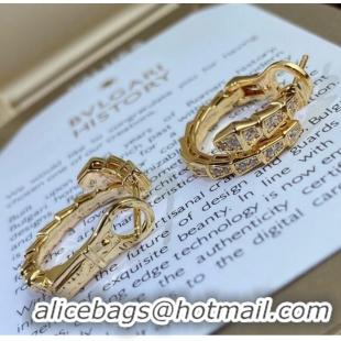 Buy Inexpensive BVLGARI Earrings CE9010 Gold