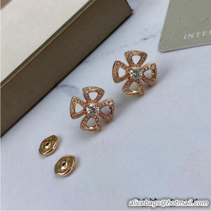 Top Quality BVLGARI Earrings CE9017 Rose Gold