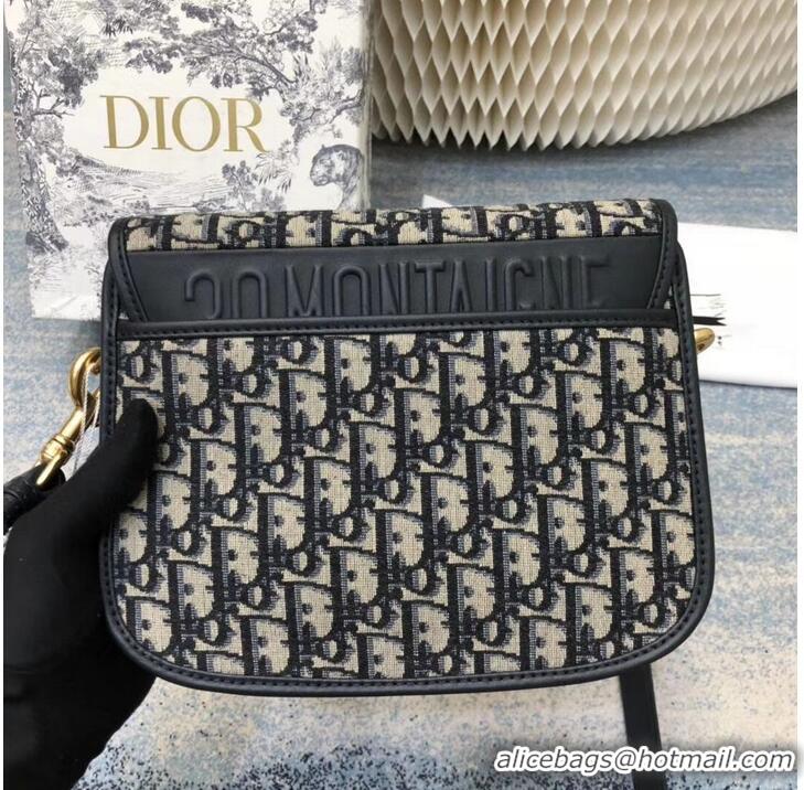 Promotional MEDIUM DIOR BOBBY BAG C0268 BLUE Blue Dior Oblique Jacquard M9319