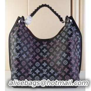 Reasonable Price Louis Vuitton CARMEL Hobo M21299 black & Purple