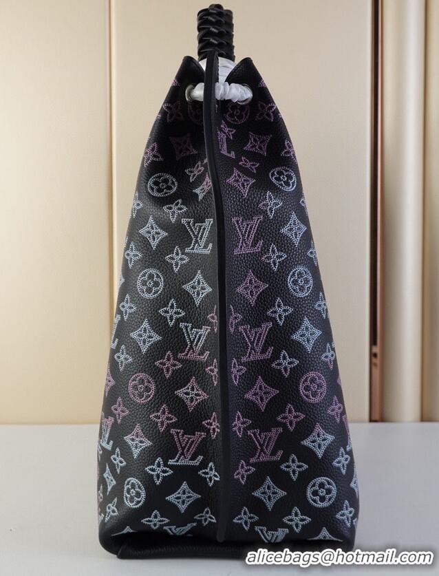 Reasonable Price Louis Vuitton CARMEL Hobo M21299 black & Purple