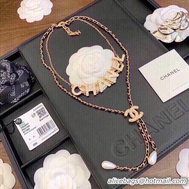 Trendy Design Chanel Necklace CE9053