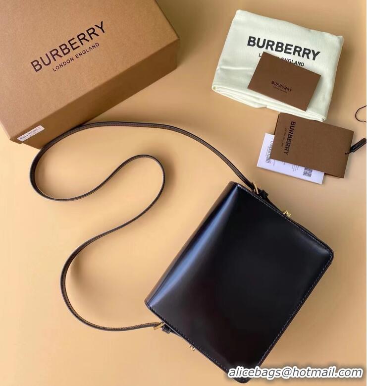 New Design BurBerry Original Leather Shoulder Bag BU55660 Black