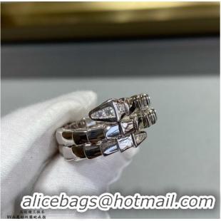 Luxurious Top Quality BVLGARI Ring CE9866 Silver