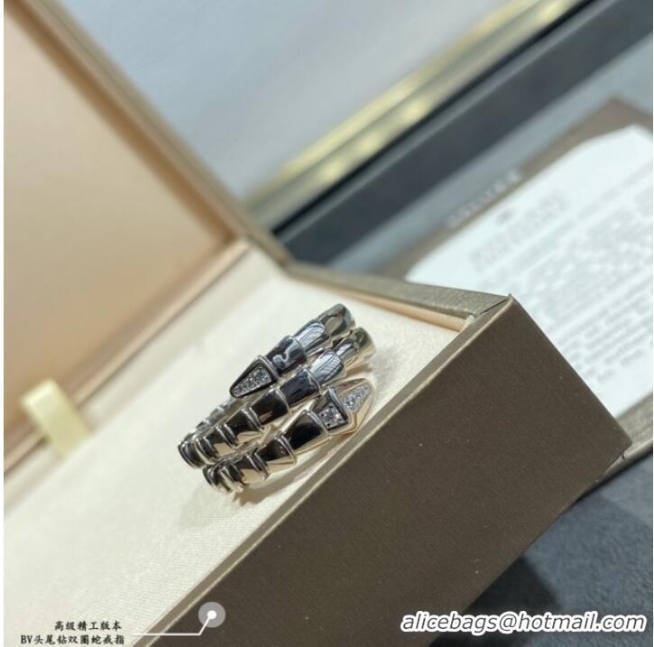 Luxurious Top Quality BVLGARI Ring CE9866 Silver