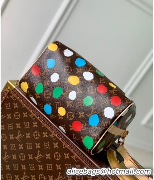 Buy Inexpensive Louis Vuitton LVxYK Speedy Bandoulière 25 Bag with Painted Dots M46433 2023