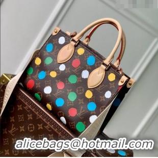 Super Quality Louis Vuitton LVxYK OnTheGo PM Tote Bag with Painted Dots M46380 2023