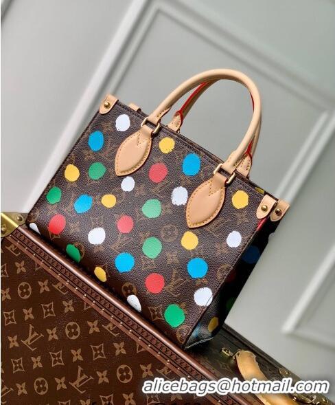 Super Quality Louis Vuitton LVxYK OnTheGo PM Tote Bag with Painted Dots M46380 2023