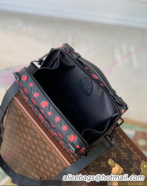 Promotional Louis Vuitton LVxYK Handle Soft Trunk Bag with Bold Red Dots in Black Monogram Leather M21677 2023