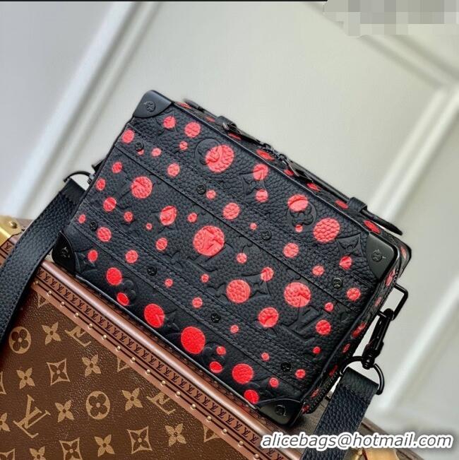 Promotional Louis Vuitton LVxYK Handle Soft Trunk Bag with Bold Red Dots in Black Monogram Leather M21677 2023