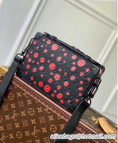 Promotional Louis Vuitton LVxYK Handle Soft Trunk Bag with Bold Red Dots in Black Monogram Leather M21677 2023