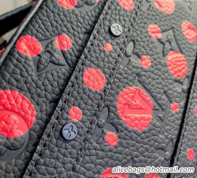 Promotional Louis Vuitton LVxYK Handle Soft Trunk Bag with Bold Red Dots in Black Monogram Leather M21677 2023