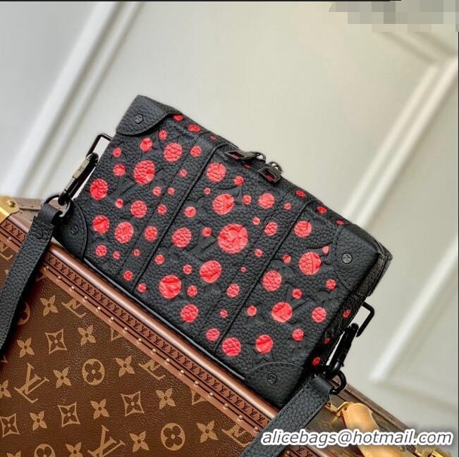 Top Quality Louis Vuitton LVxYK Handle Wearable Wallet with Bold Red Dots in Black Monogram Leather M81905 2023