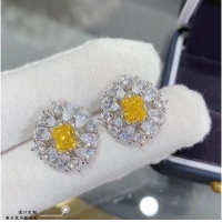 Well Crafted BVLGARI Earrings CE8780 Yellow