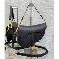 Famous Brand Dior SADDLE BAG Epsom Leather M04463 BLACK