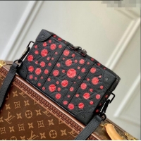 Top Quality Louis Vuitton LVxYK Handle Wearable Wallet with Bold Red Dots in Black Monogram Leather M81905 2023