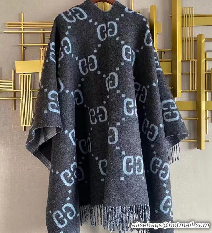 New Fashion Gucci Reversible GG Wool Cape G553118