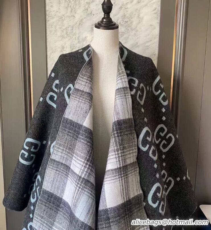 New Fashion Gucci Reversible GG Wool Cape G553118