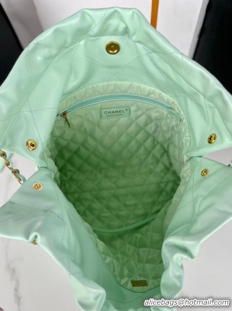 New Fashion Discount CHANEL 22 HANDBAG AS3261 Light Green