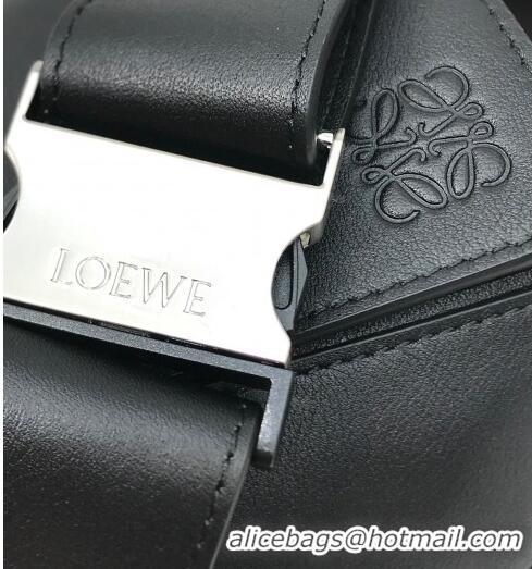 Pretty Style Loewe Small Puzzle Bumbag in Classic Calfskin 10176 Black 2022