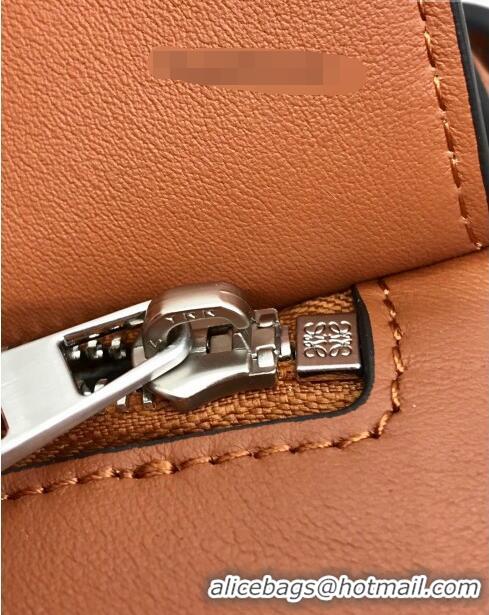 Super Quality Loewe Small Puzzle Bumbag in Classic Calfskin 10176 Caramel Brown 2022