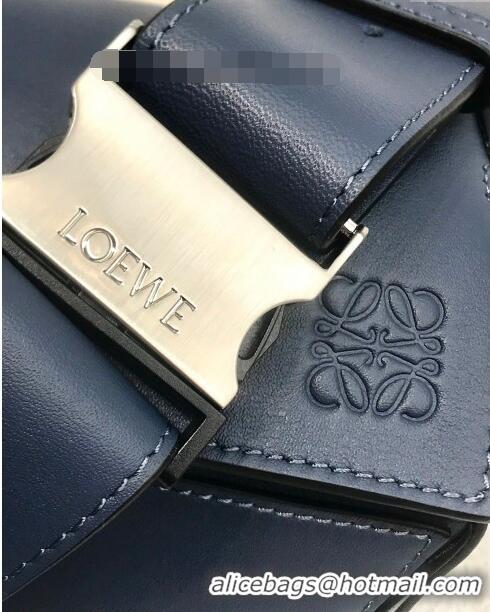 Promotional Loewe Small Puzzle Bumbag in Classic Calfskin 10176 Dark Blue 2022