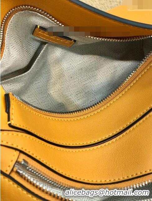 Well CraftedLoewe Small Puzzle Bumbag in Classic Calfskin 10176 Yellow 2022