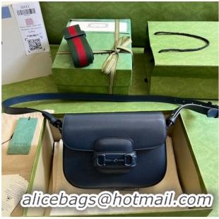 Affordable Price Gucci Horsebit 1955 small shoulder bag 726226 Blue