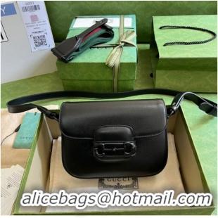 Good Taste Gucci Horsebit 1955 small shoulder bag 726226 black