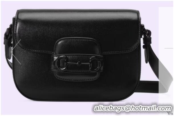 Good Taste Gucci Horsebit 1955 small shoulder bag 726226 black