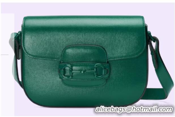 Most Popular Gucci Horsebit 1955 small shoulder bag 726226 Green