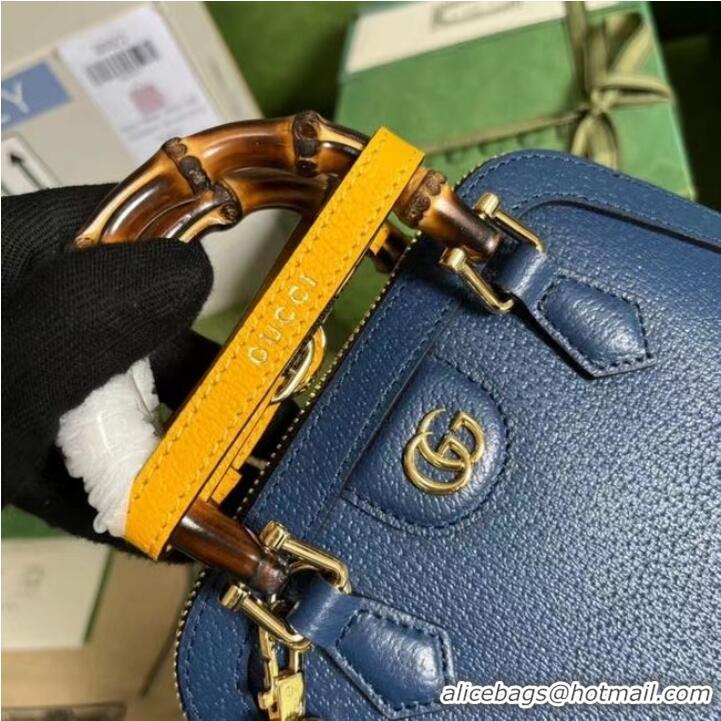 Reasonable Price Gucci Diana mini tote bag 715775 blue