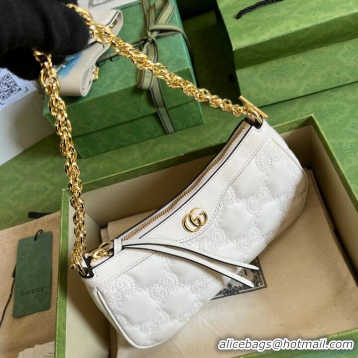 Elegant Promotional Gucci GG Matelasse handbag 735049 white