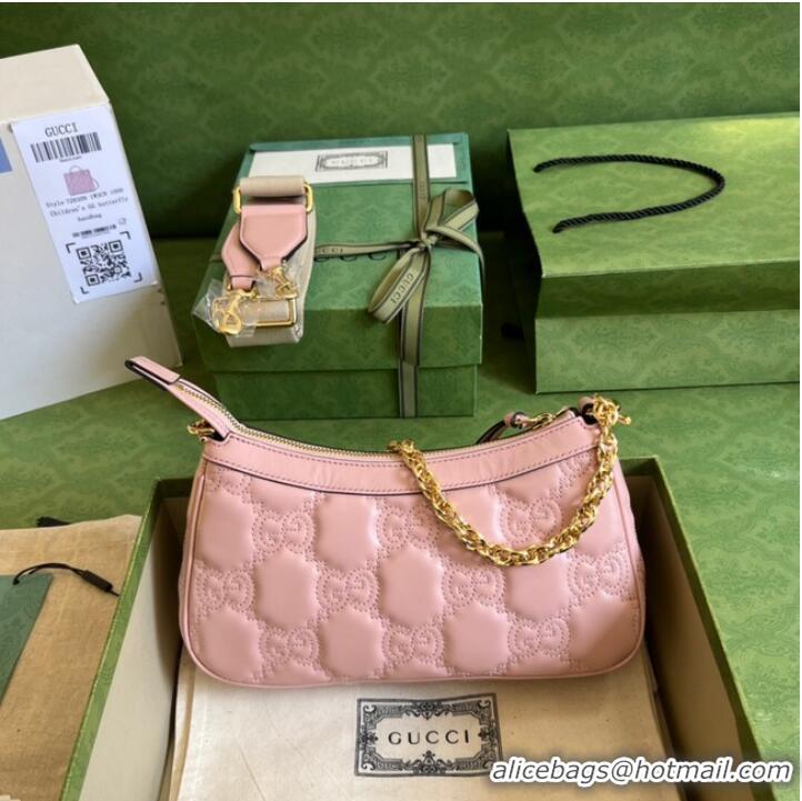 Good Quality Gucci GG Matelasse handbag 735049 Pink